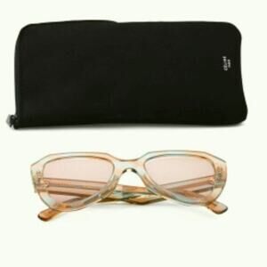 Celine 52mm Designer Sunglasses orange green